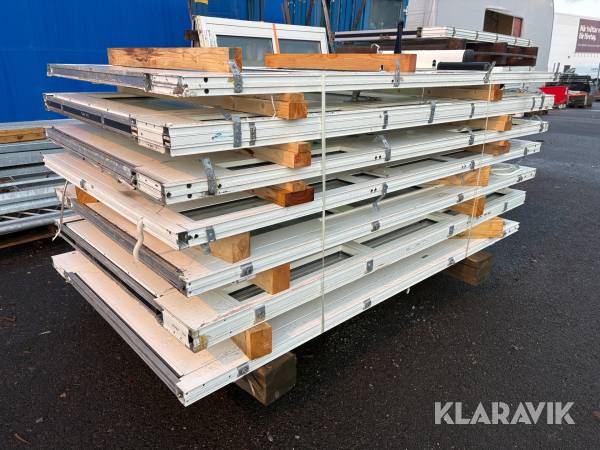 Lättmetall Entrédörr Sapafront 7 st