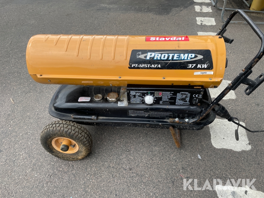 Klaravik Auktioner Dieselvärmare Protemp PT125TKFA