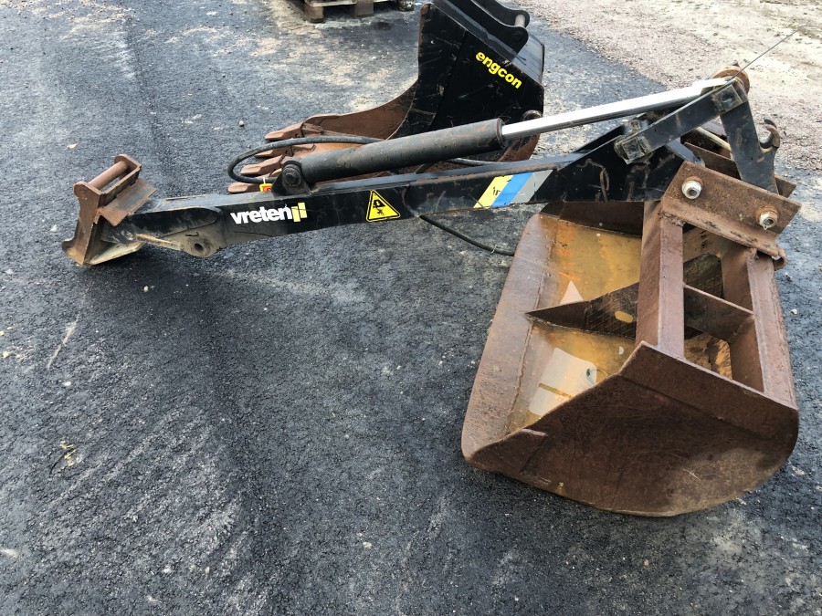 Kranarm med S40 Skopa