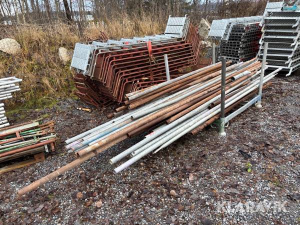 Parti med diverse burtonrör