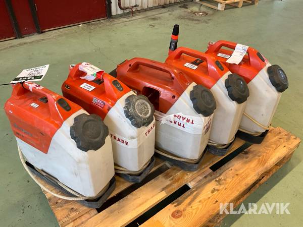 Vattentank med batteridriven pump 2st Husqvarna WT15 / WT15i