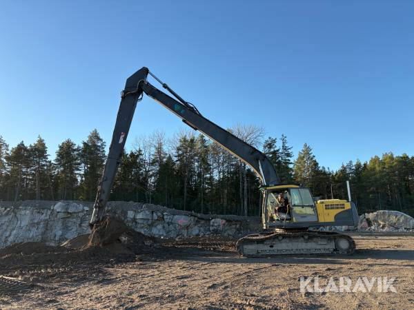 Grävmaskin Volvo EC290CLR med 13m långbom