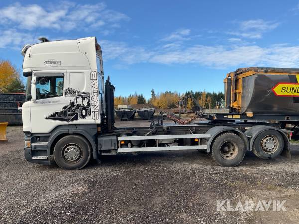 Lastväxlare Scania R560 med laxoramar