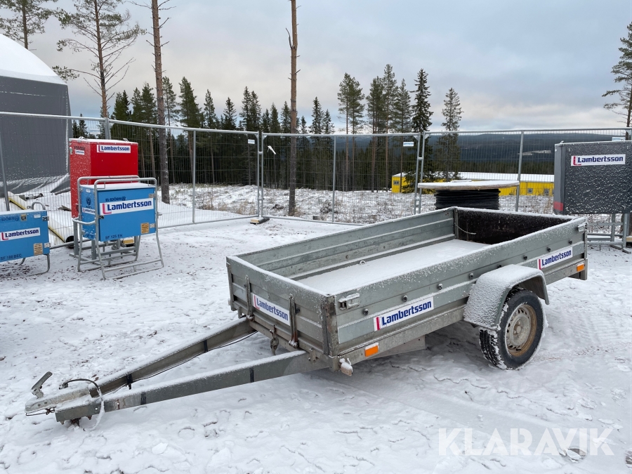 Personbilssläp Kafo Trailer BD 6527 U