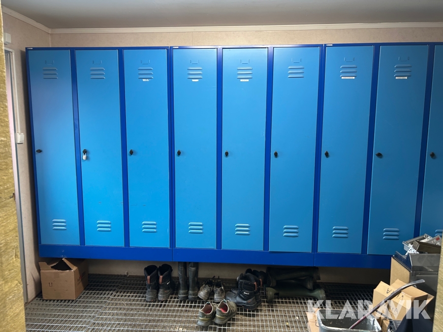 Omklädningsskåp Metal Design 3 sektioner