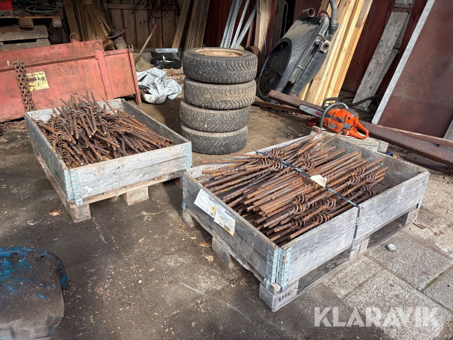 Smidesdetaljer ca 300 st