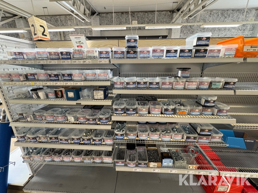 Parti med bult,mutter och brickor T Bite Pro, Arvid Nilsson, Gunnebo