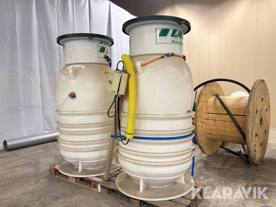 Avloppsbrunn/Pumpstation E.M.S 750 L 2 st