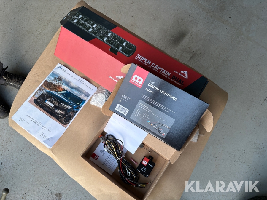 LED ramp Optibeam Super Captain Dual med anslutningsmateriel till Volvo XC60