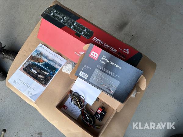 LED ramp Optibeam Super Captain Dual med anslutningsmateriel till Volvo XC60