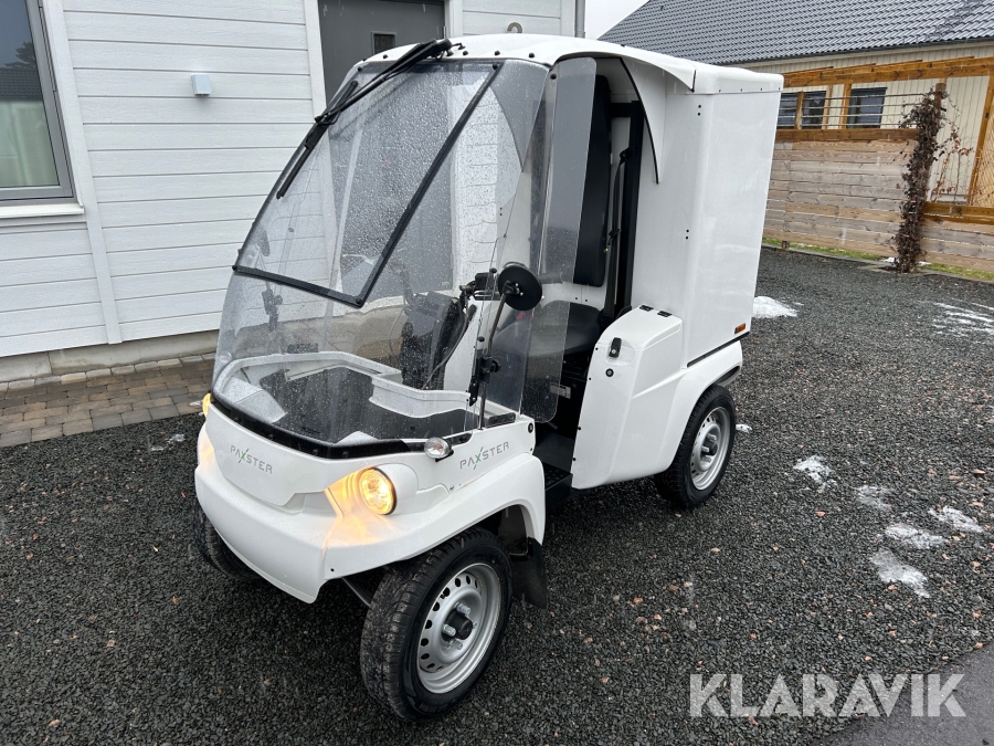 Eldriven Fyrhjuling / Leveransfordon Paxter Cargo EDV 1601