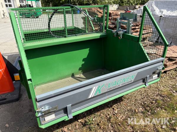 Sopkärlslyft containermontage K-vagnen