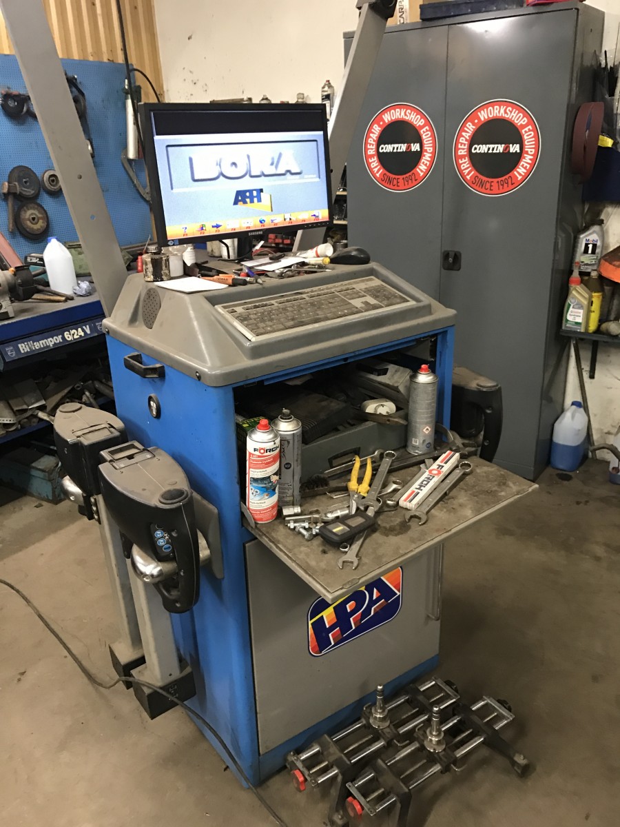 hjulinställningsmaskin