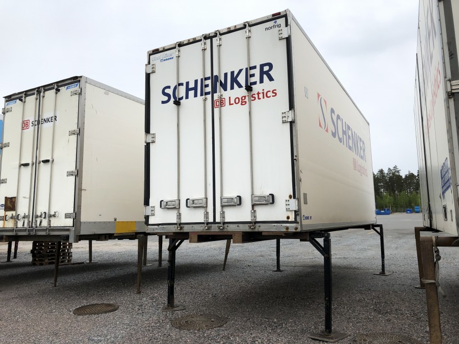 Lösflak med containerfäste