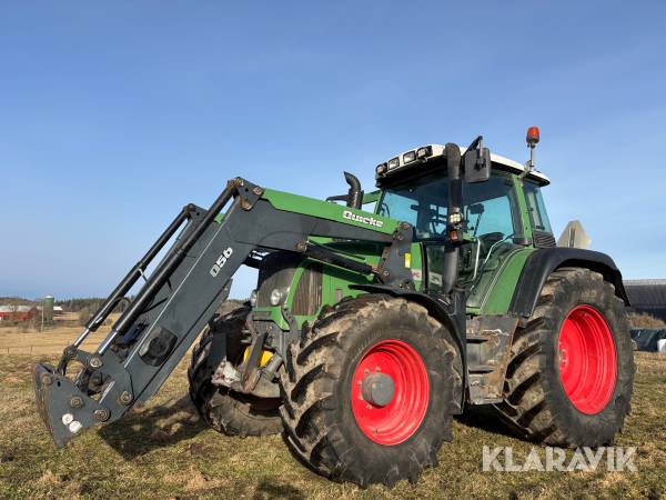 Traktor Fendt 415 Vario med frontlyft och lastare