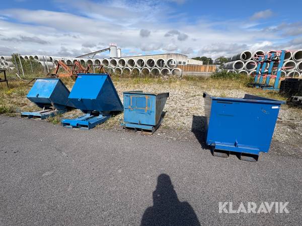 Tippcontainers 4 st