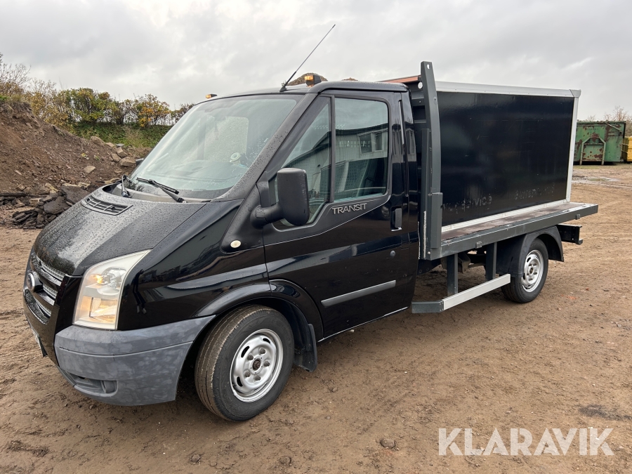 Flakbil med skåp Ford Transit