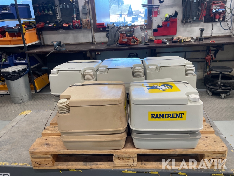 Portabla toaletter Porta Potti 145, 165 5 st