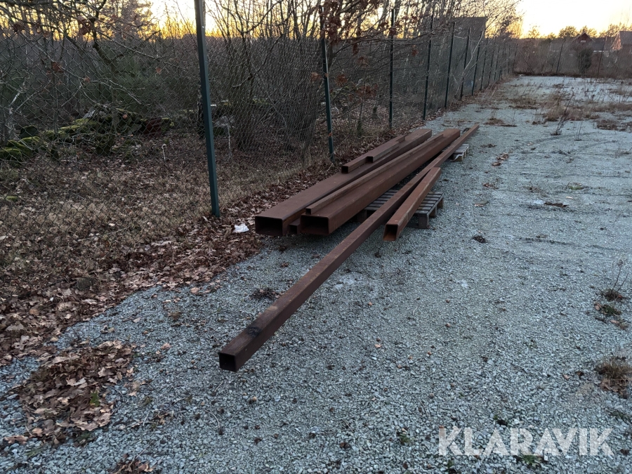 4-kants rör 8 st