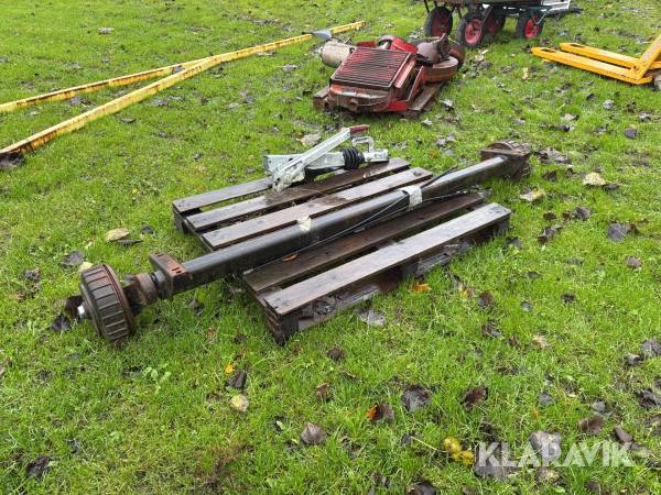 Släpaxel Alko 1600