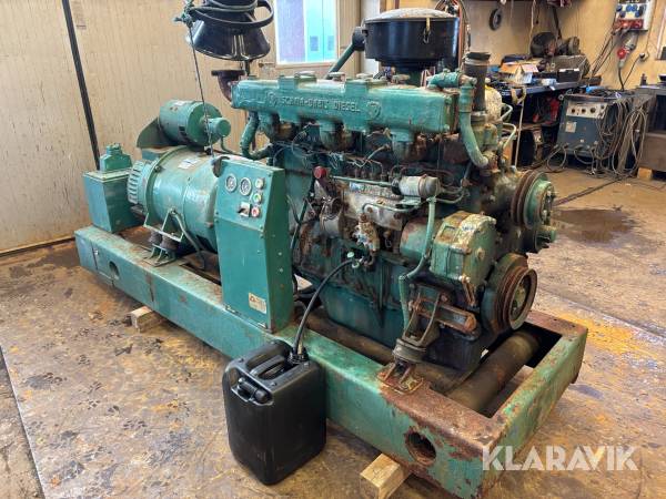 Generator / Elverk Scania-Vabis D8R41 med ASEA elverk