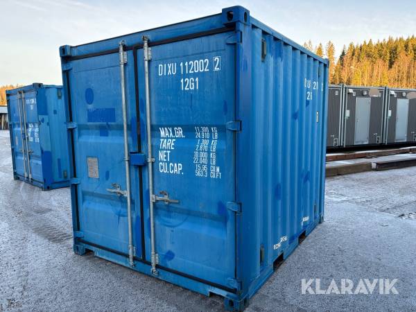 Förrådscontainer sjöfart 10 fot