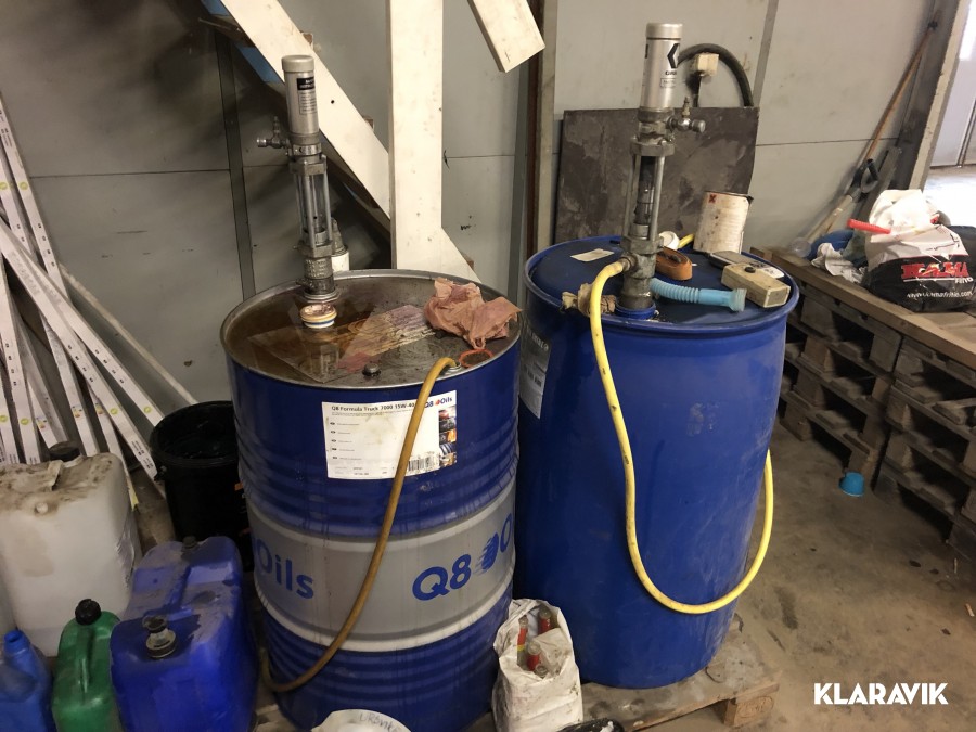 Tryckluftsdrivna Fatpumpar  