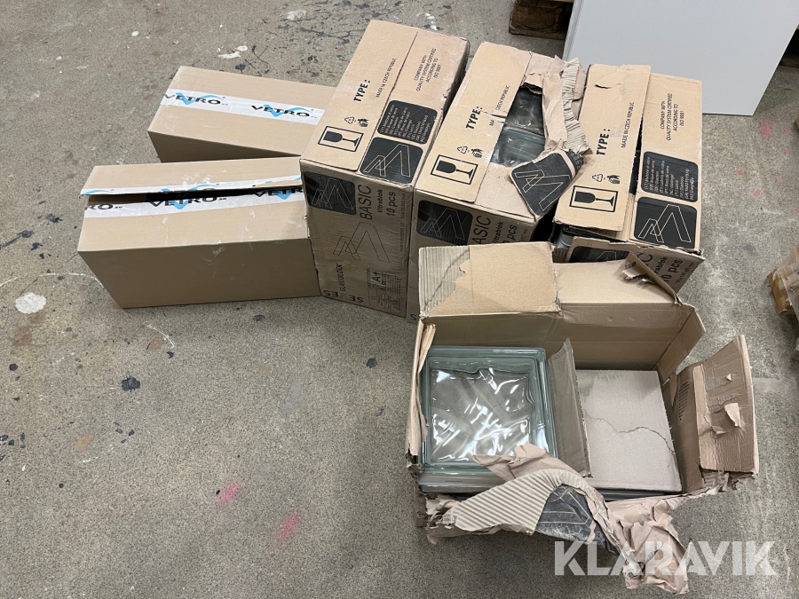 Glasbetong 37 st Seves Vitrablok