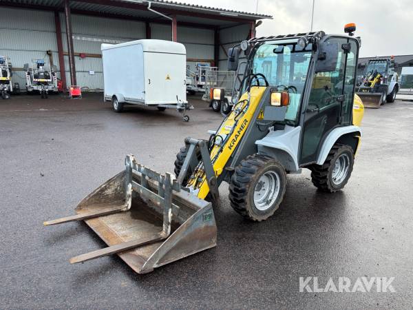 Kompaktlastare Kramer 5035 4WD 4WS 2.0 T med skopa och gafflar