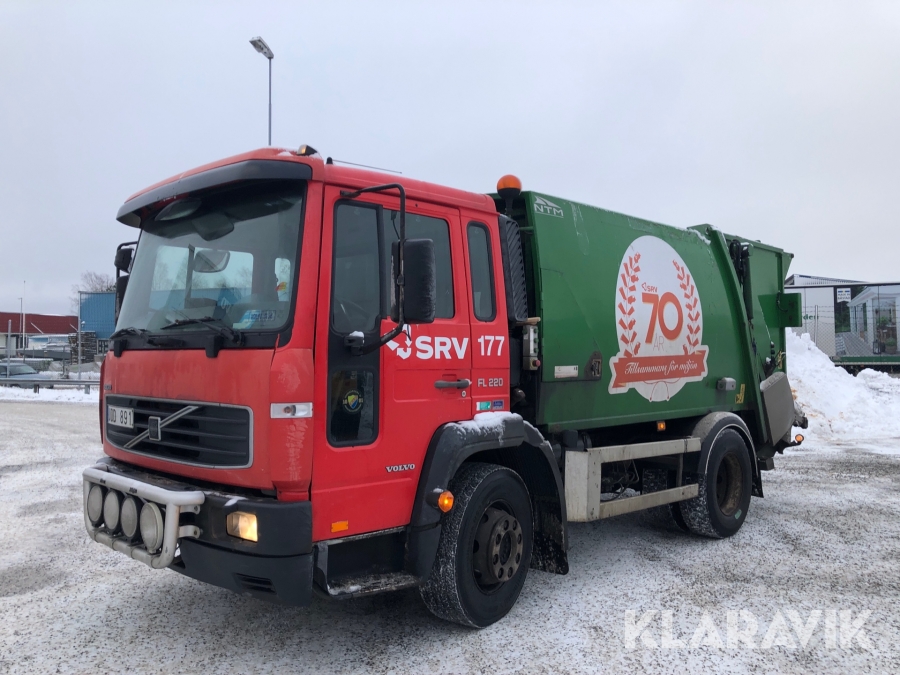 Sopbil Volvo FL220 Baklastare