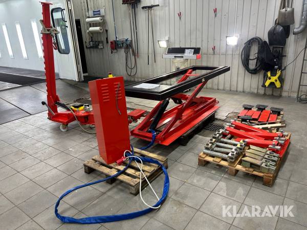 Riktbänk Dataliner Jollift 1300 BT.2RO 10 ton komplett