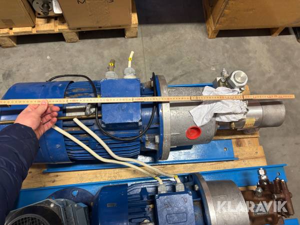 Parti hydraulpumpar med motorer