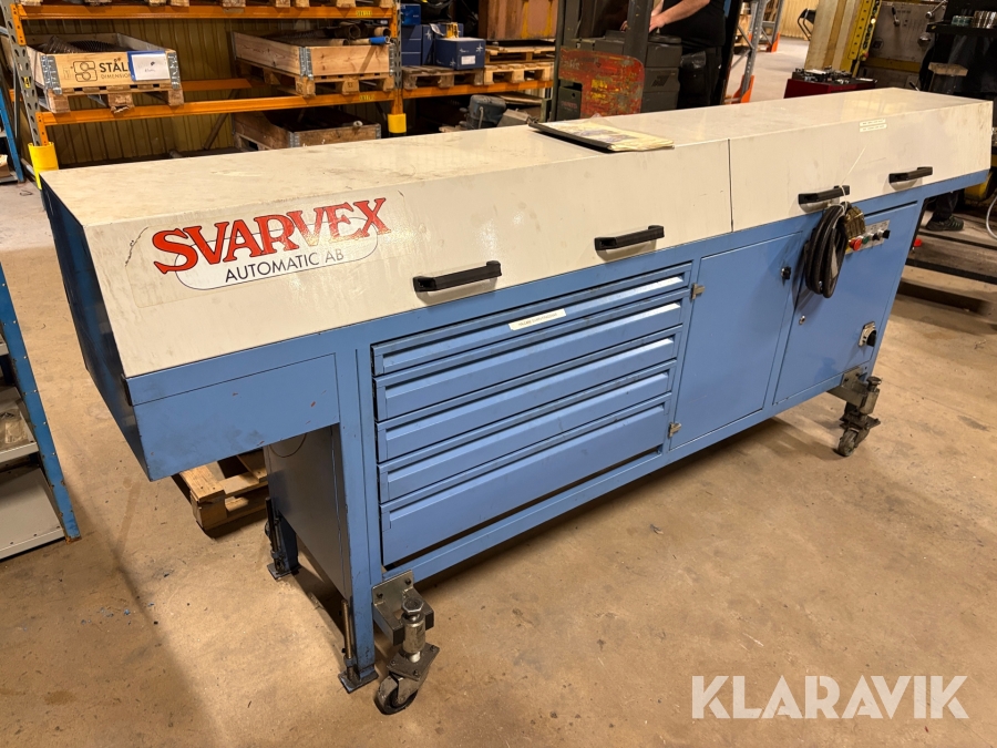 Stångmagasin/inmatningsmagasin Svarvex