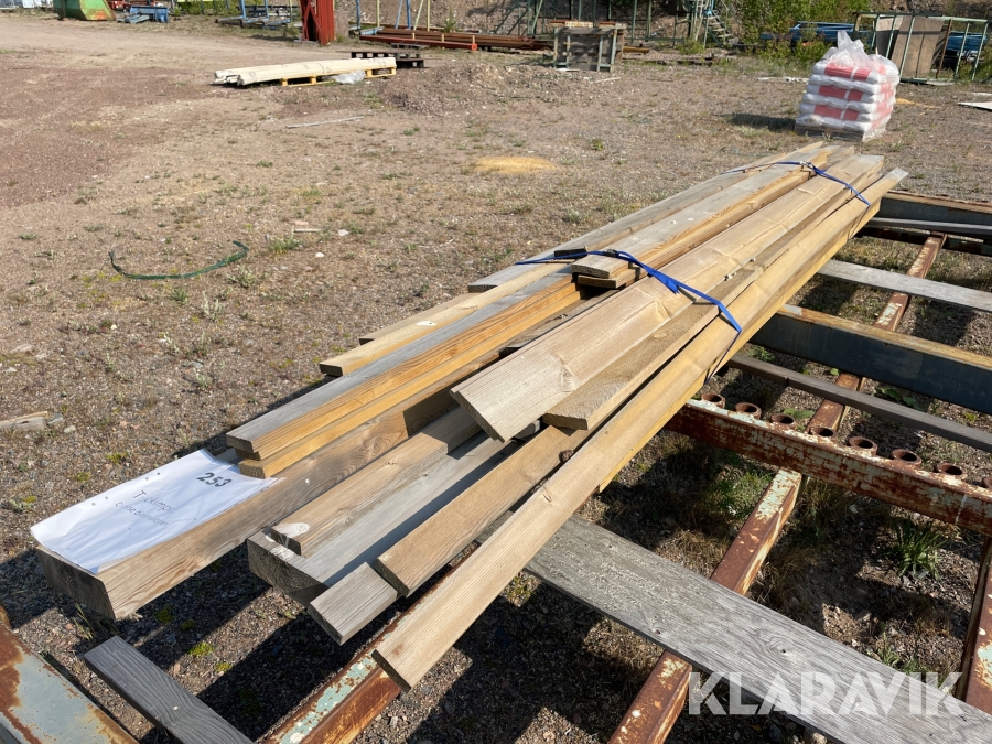 Tryckimpregnerat virke blandat