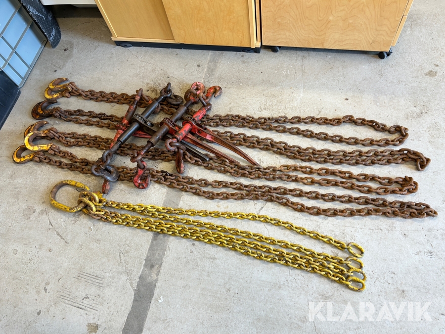 Spännare och surrningskedjor  