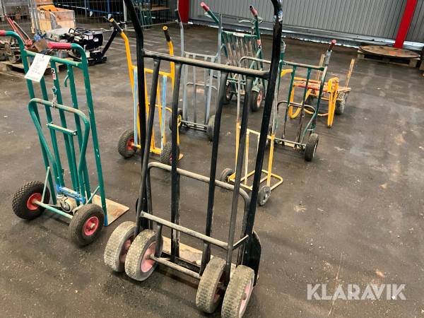 Säckkärra / tegelvagn 8st