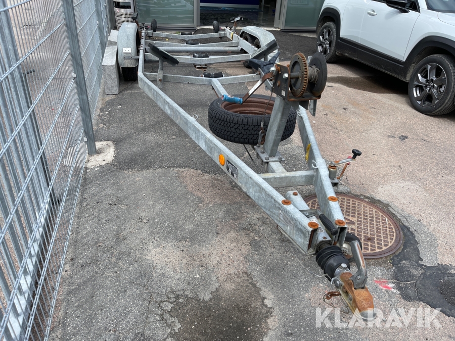Båttrailer Grundmeier 2000, 2 ton 30 km/ h