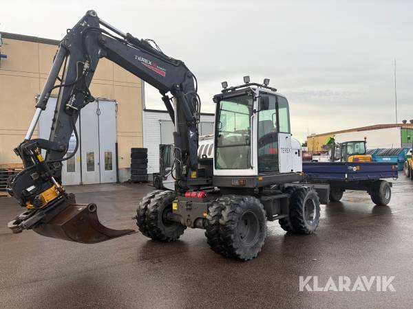 Grävmaskin Terex Schaeff HML32 med tippvagn