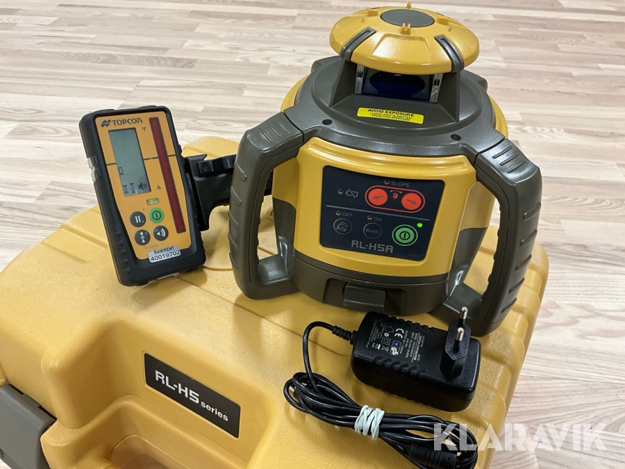 Planlaser Topcon RL H5A kalibrerad
