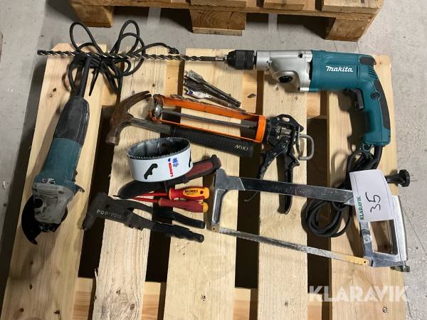 Diverse handverktyg