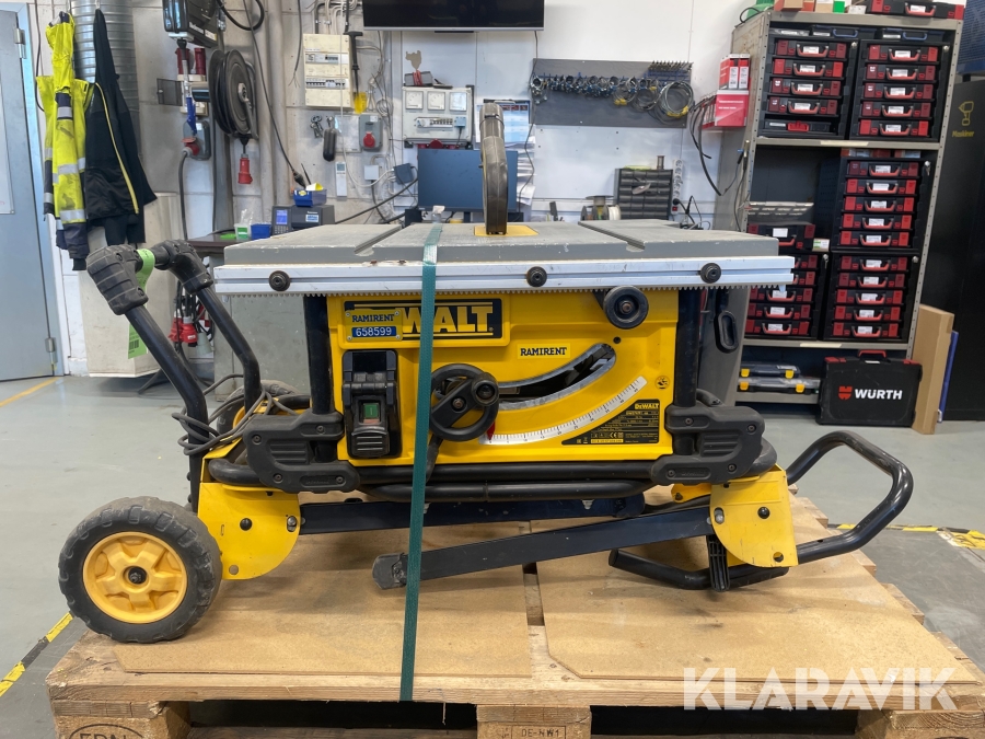 Klyvsåg med sågbänk Dewalt DWE7491-QS