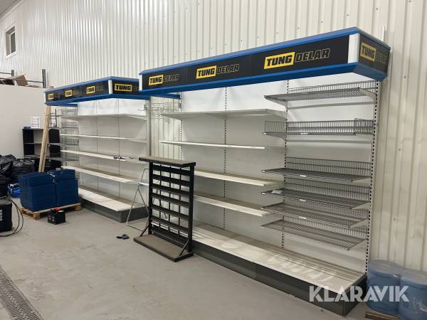 Butiksinredning 12 delar