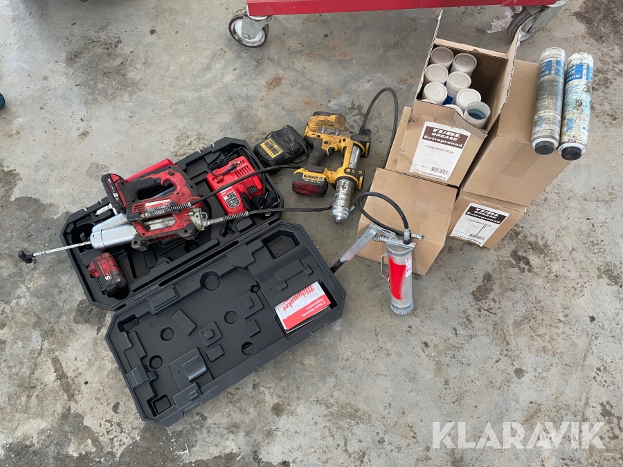 Fettsprutor 3st Milwaukee / Dewalt