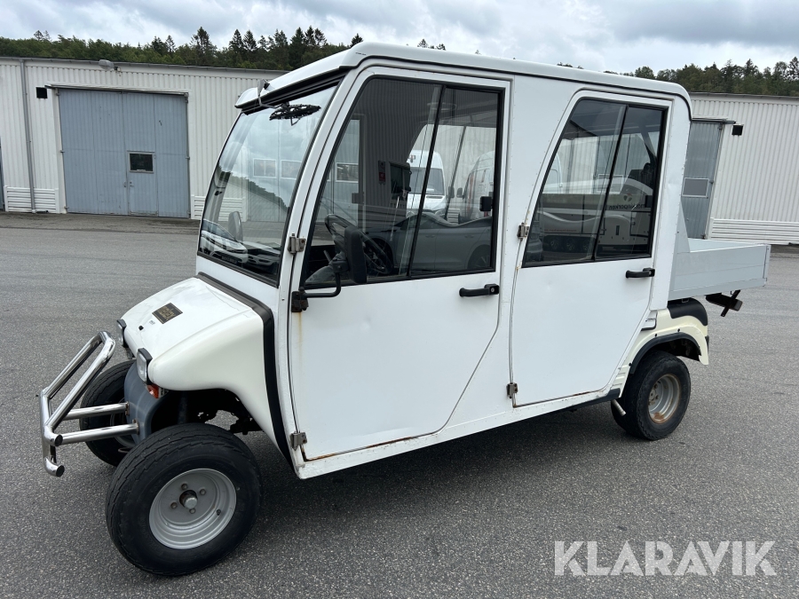 Elbil Melex 962 K med baksäte och flak