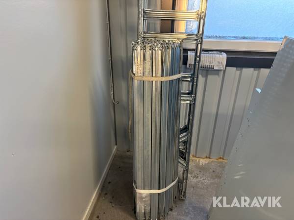 Däckställ Metalsistem S3 4 gavlar och ca 45 balkar