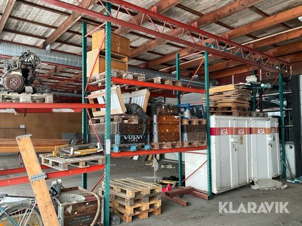 Pallställ 3 sektioner