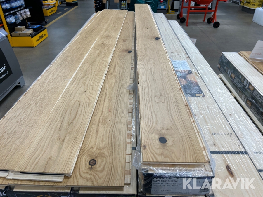 Parkettgolv  RAW EK 1-stav rustik 15 MM 54 paket
