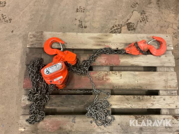 Lyftblock/kedjeblock Nitchi H-50A 5ton