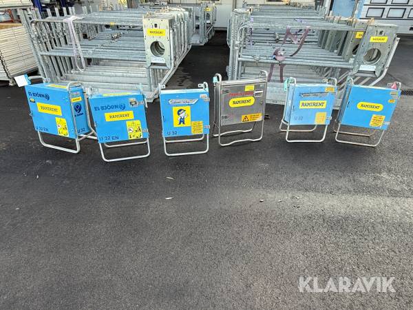 Undercentraler El-björn, Byggström 6st