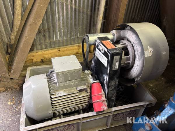 Vakuumfläkt Convacor SA 350/2 fläkt och elmotor